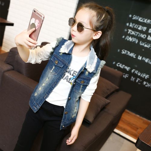 Gilet fille en toile - Ref 2070793