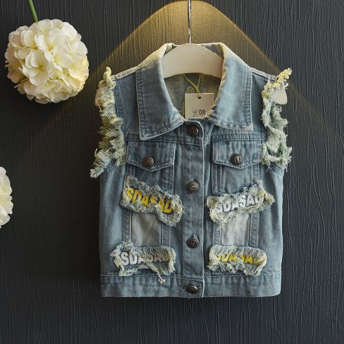 Gilet fille en toile - Ref 2070876