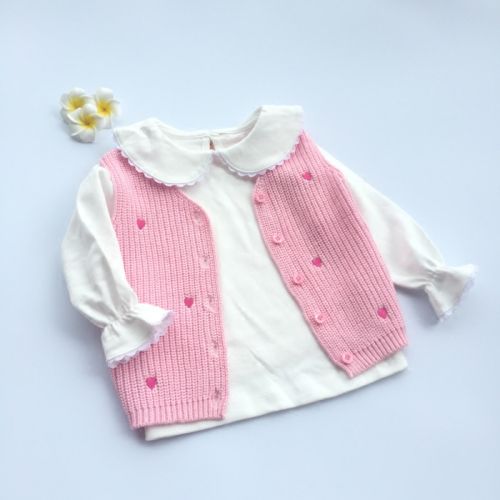 Gilet fille en mélange - Ref 2070964