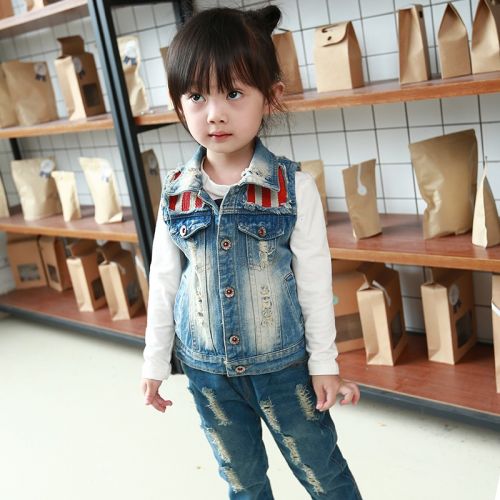 Gilet fille en toile - Ref 2071126