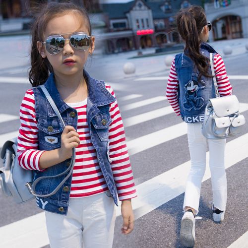 Gilet fille en toile - Ref 2071136