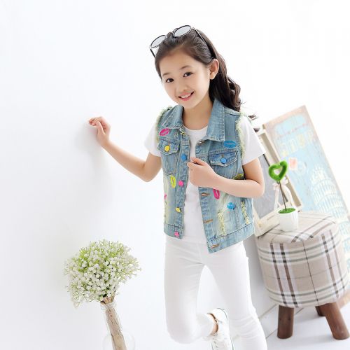 Gilet fille en toile - Ref 2071258