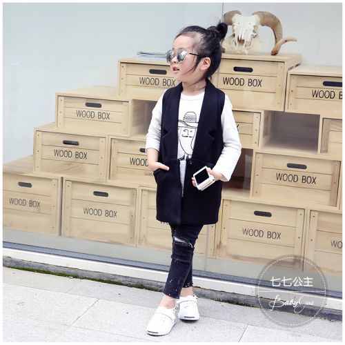 Gilet fille en Toile de coton - Ref 2071305