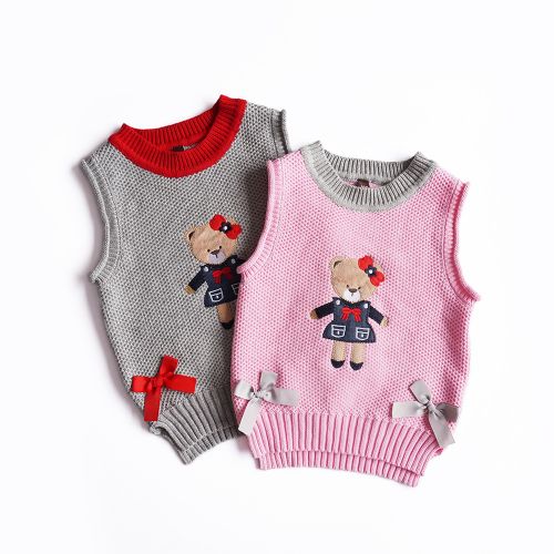 Gilet fille en coton - Ref 2071400