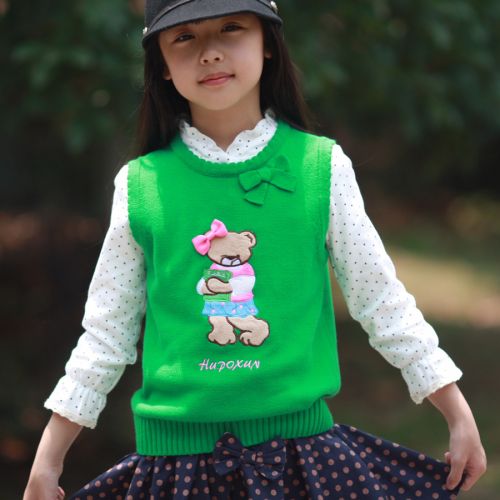 Gilet fille en coton - Ref 2071407