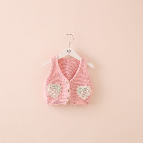 Gilet fille en coton - Ref 2071438