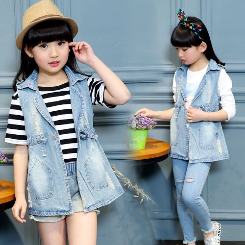 Gilet fille en toile - Ref 2071519