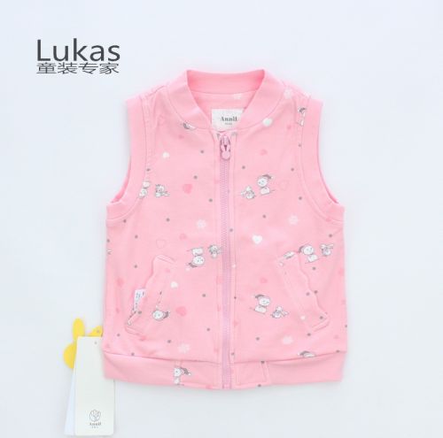 Gilet fille ANNIL en Toile de coton - Ref 2071656
