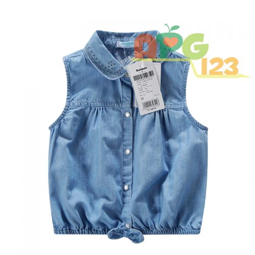 Gilet fille en Toile de coton - Ref 2071659