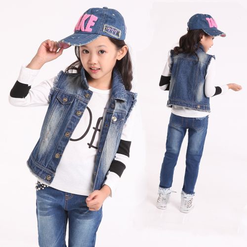 Gilet fille en toile - Ref 2071687