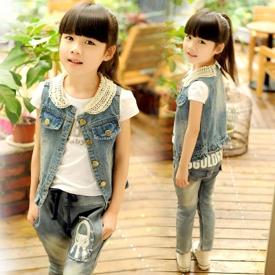 Gilet fille en toile - Ref 2071789
