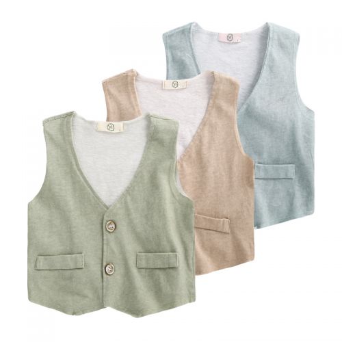 Gilet garçon en Toile de coton - Ref 2066987