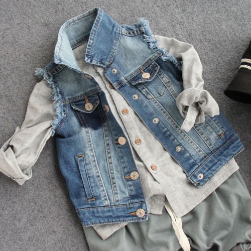 Gilet garçon en toile - Ref 2067099
