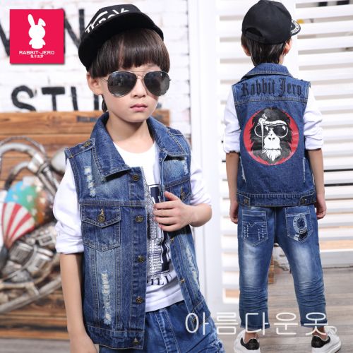 Gilet garçon en Toile de coton - Ref 2067199