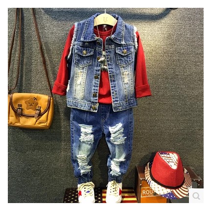 Gilet garçon en toile - Ref 2067328
