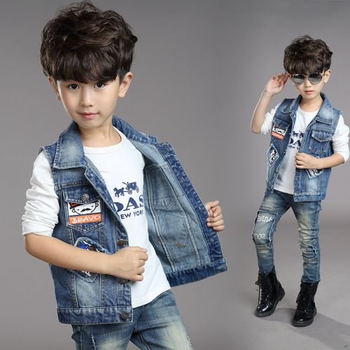 Gilet garçon en toile - Ref 2067486