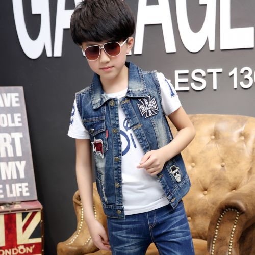 Gilet garçon en toile - Ref 2067487