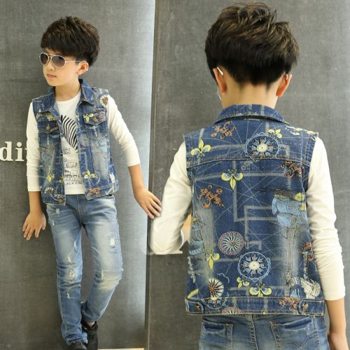 Gilet garçon en toile - Ref 2067591