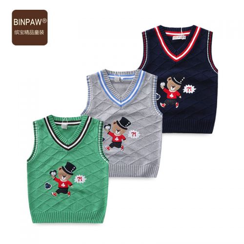Gilet garçon BINPAW en coton - Ref 2067709