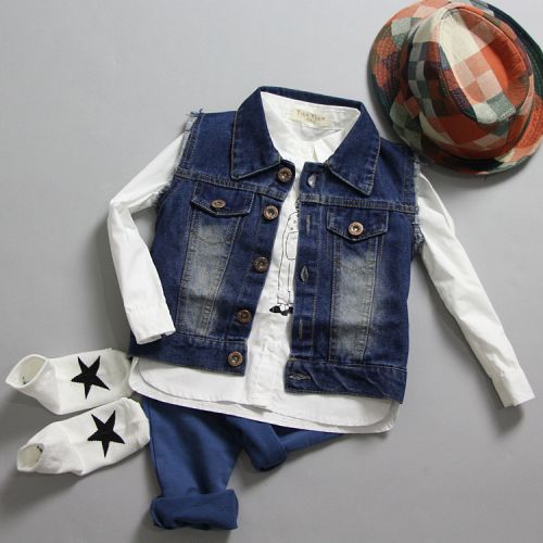 Gilet garçon en coton - Ref 2067794