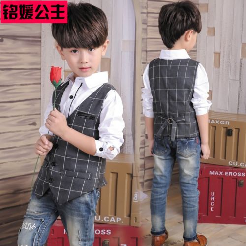 Gilet garçon en Toile de coton - Ref 2067814