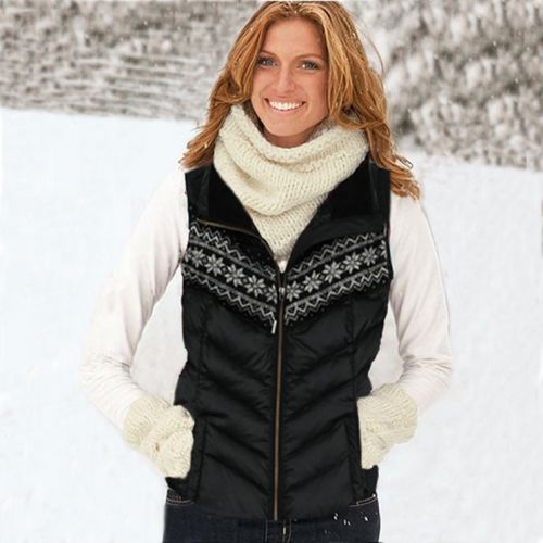  Gilet hiver sans manche femme  en polyester - Ref 603440