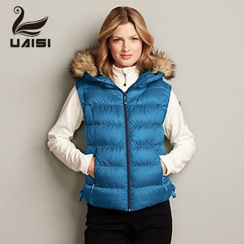  Gilet hiver sans manche femme gilet élastique en nylon - Ref 603442