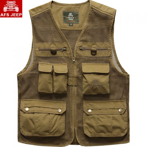  Gilet hiver sans manche homme AFS JEEP en coton - Ref 603445