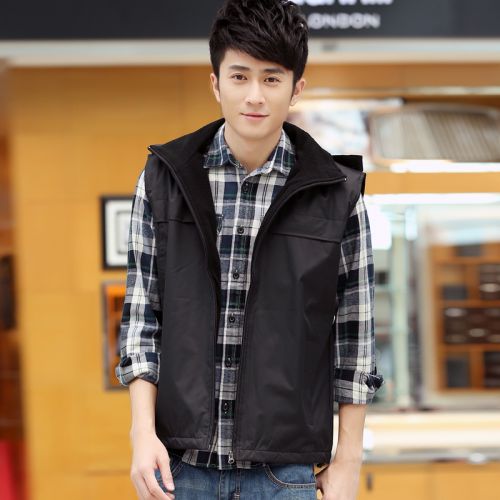  Gilet hiver sans manche uniGenre en polyester - Ref 603657