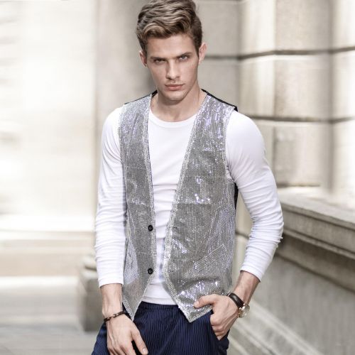 Gilet hiver sans manche homme en coton - Ref 603698