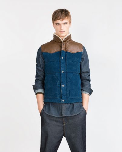  Gilet hiver sans manche uniGenre ZEING en coton - Ref 603745