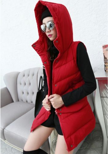 Gilet hiver sans manche femme Le port d'un gilet de deux - Ref 604060