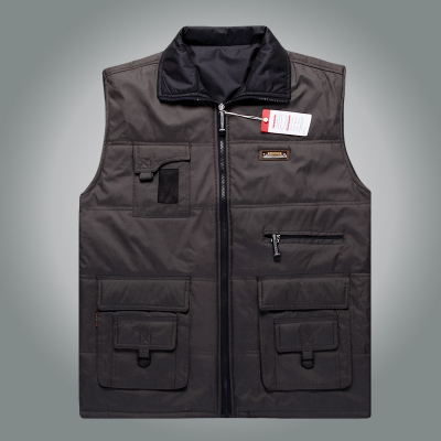 Gilet hiver sans manche homme gilet en coton - Ref 604347
