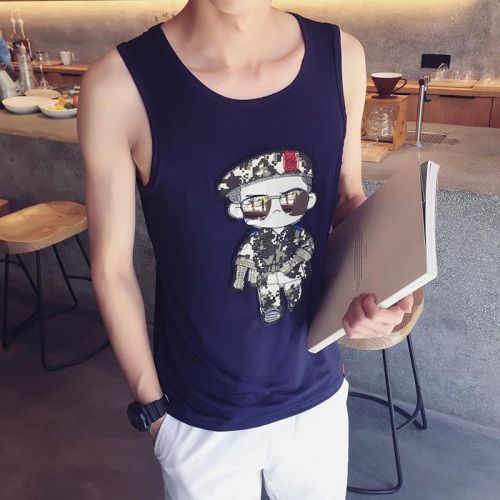  Gilet hiver sans manche homme Men in Noir en coton - Ref 604356