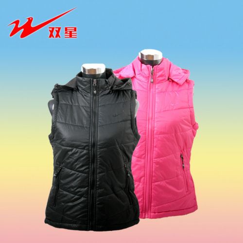  Gilet hiver sans manche uniGenre DOUBLE STAR en nylon - Ref 604444