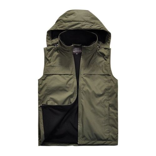 Gilet hiver sans manche homme gilet en toison - Ref 604686