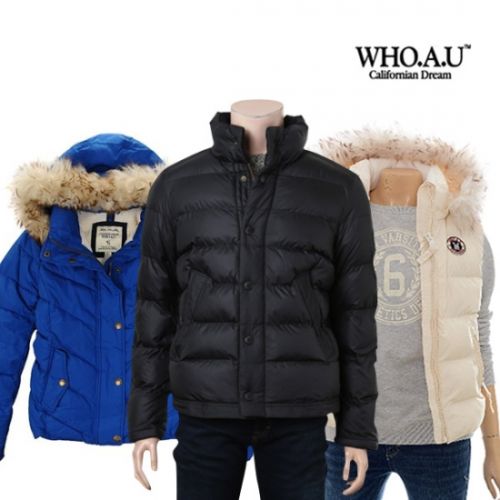  Gilet hiver sans manche uniGenre WHOAU en polyester - Ref 604811