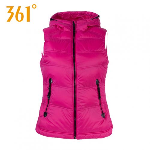Gilet hiver sans manche femme en nylon - Ref 605048