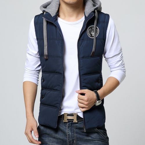  Gilet hiver sans manche homme en coton - Ref 605135