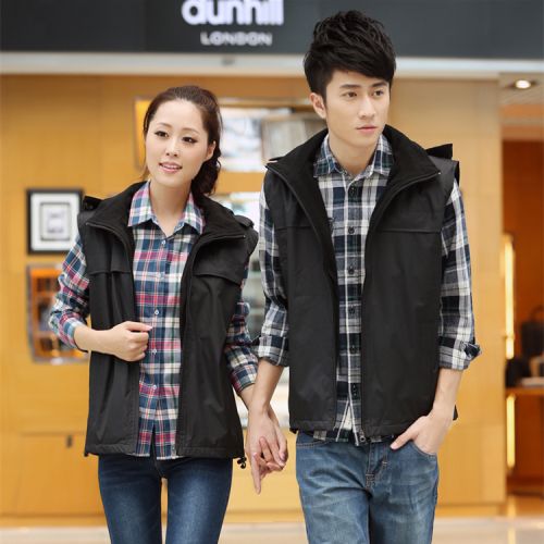  Gilet hiver sans manche uniGenre en nylon - Ref 605356