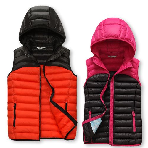  Gilet hiver sans manche uniGenre QSTY hommes et femmes en coton - Ref 605744