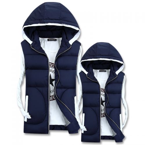 Gilet hiver sans manche uniGenre en polyester - Ref 605809