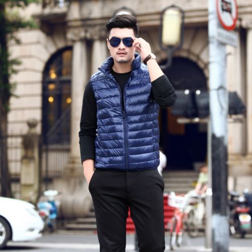  Gilet hiver sans manche homme en nylon - Ref 606034