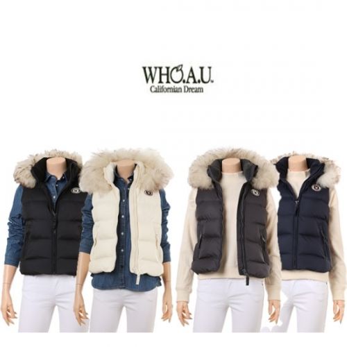  Gilet hiver sans manche femme WHOAU en polyester - Ref 606401
