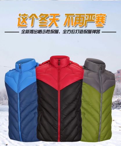Gilet hiver sans manche uniGenre en polyester - Ref 606475