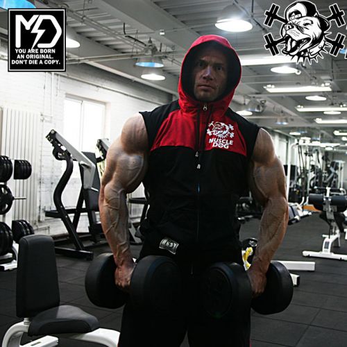  Gilet hiver sans manche uniGenre MUSCLE DOG en coton - Ref 606517