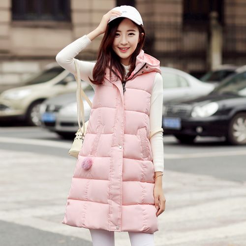 Gilet hiver sans manche femme en coton - Ref 606571