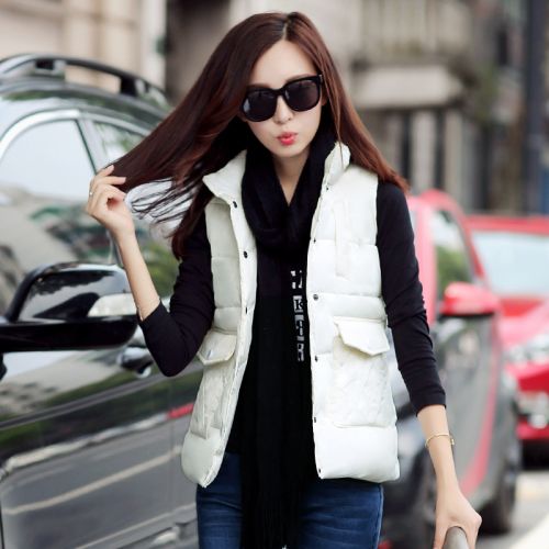 Gilet hiver sans manche femme en coton - Ref 606628