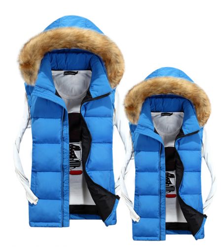  Gilet hiver sans manche uniGenre en nylon - Ref 606694