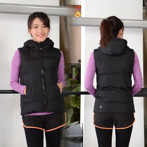  Gilet hiver sans manche uniGenre en nylon - Ref 606786